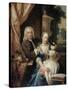 Family Portrait of Isaac Parker-Philip van Dijk-Stretched Canvas