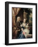 Family Portrait of Isaac Parker-Philip van Dijk-Framed Art Print