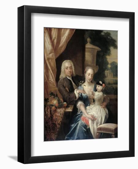 Family Portrait of Isaac Parker-Philip van Dijk-Framed Art Print