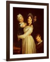 Family Portrait of Madame Anthony and Her Children, 1785-Pierre-Paul Prud'hon-Framed Giclee Print