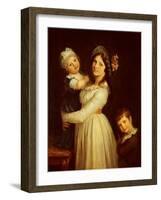 Family Portrait of Madame Anthony and Her Children, 1785-Pierre-Paul Prud'hon-Framed Giclee Print