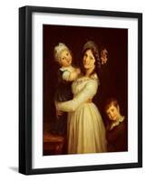 Family Portrait of Madame Anthony and Her Children, 1785-Pierre-Paul Prud'hon-Framed Giclee Print