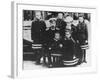 Family Portrait of Russian Tsar Nicholas Ii and Tsarina Alexandra with Their Children-null-Framed Premium Photographic Print