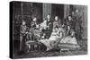 Family Portrait of Tsar Alexander II of Russia, 1860S-null-Stretched Canvas