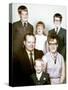 Family Portrait of Young Family, Ca. 1971-null-Stretched Canvas