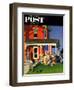 "Family Portrait on the Fourth" Saturday Evening Post Cover, July 5, 1952-John Falter-Framed Giclee Print