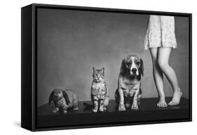 Family Portrait-Monique-Framed Stretched Canvas