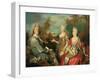 Family Portrait-Nicolas de Largilliere-Framed Giclee Print