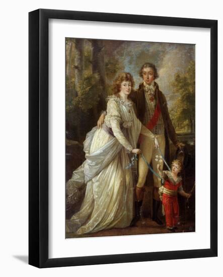 Family Portrait-Angelica Kauffmann-Framed Giclee Print