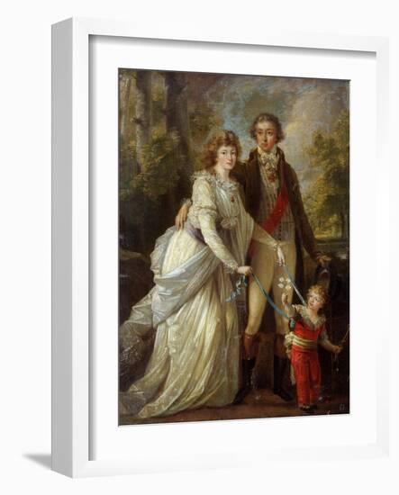 Family Portrait-Angelica Kauffmann-Framed Giclee Print