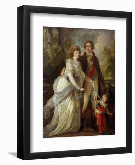 Family Portrait-Angelica Kauffmann-Framed Premium Giclee Print