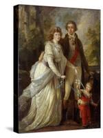 Family Portrait-Angelica Kauffmann-Stretched Canvas