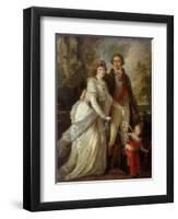 Family Portrait-Angelica Kauffmann-Framed Giclee Print