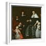 Family Portrait-Cornelis Bisschop-Framed Giclee Print