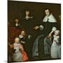 Family Portrait-Cornelis Bisschop-Mounted Giclee Print