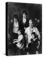 Family Portrait-Jacques Louis David-Stretched Canvas