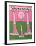 Family Practising Gymnastics, Cover of 'Simplicissimus' Magazine, 21st May 1928-null-Framed Giclee Print