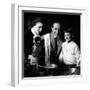 Family Preparing Fish and Pasta-null-Framed Photo