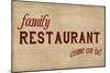 Family Restaurant-PI Studio-Mounted Premium Giclee Print