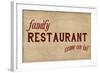 Family Restaurant-PI Studio-Framed Art Print