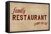 Family Restaurant-PI Studio-Framed Stretched Canvas