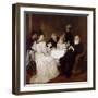 Family Reunion at the Home of Madame Adolphe Brisson-Marcel André Baschet-Framed Giclee Print