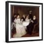 Family Reunion at the Home of Madame Adolphe Brisson-Marcel André Baschet-Framed Giclee Print