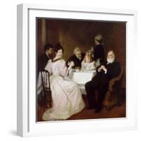 Family Reunion at the Home of Madame Adolphe Brisson-Marcel André Baschet-Framed Giclee Print