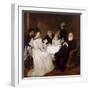 Family Reunion at the Home of Madame Adolphe Brisson-Marcel André Baschet-Framed Giclee Print