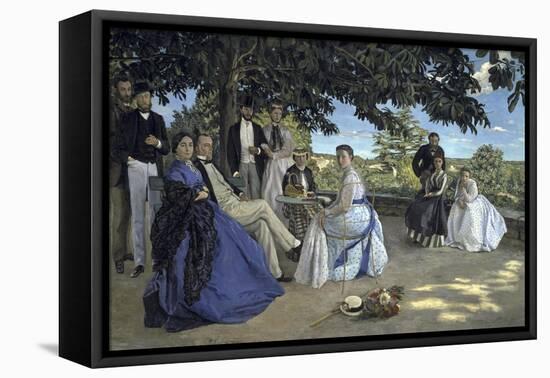 Family Reunion, c.1867-Frederic Bazille-Framed Stretched Canvas