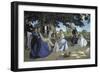 Family Reunion, c.1867-Frederic Bazille-Framed Giclee Print