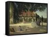 Family Reunion on the Terrace-Frederic Bazille-Framed Stretched Canvas