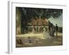 Family Reunion on the Terrace-Frederic Bazille-Framed Giclee Print