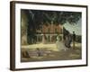 Family Reunion on the Terrace-Frederic Bazille-Framed Giclee Print