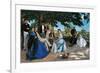 Family Reunion-Frederic Bazille-Framed Premium Giclee Print