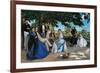Family Reunion-Frederic Bazille-Framed Premium Giclee Print
