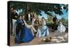 Family Reunion-Frederic Bazille-Stretched Canvas