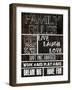 Family Rules B-Sheldon Lewis-Framed Art Print