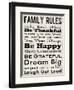 Family Rules-Louise Carey-Framed Art Print