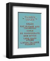 Family Rules-null-Framed Giclee Print