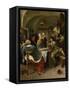 Family Scene, 1660-79-Jan Steen-Framed Stretched Canvas