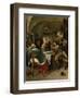 Family Scene, 1660-79-Jan Steen-Framed Art Print