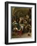 Family Scene, 1660-79-Jan Steen-Framed Art Print