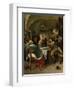 Family Scene, 1660-79-Jan Steen-Framed Art Print