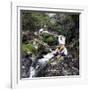 Family Scene at Dolgoch Falls, Snowdonia, Wales, 1969-Michael Walters-Framed Photographic Print