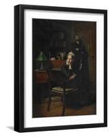 Family Scene in an Interior, 1885-Peter Vilhelm Ilsted-Framed Giclee Print