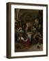 Family Scene-Jan Havicksz Steen-Framed Art Print