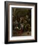 Family Scene-Jan Havicksz Steen-Framed Art Print