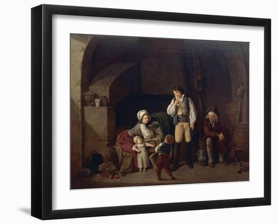 Family Scene-Louis Leopold Boilly-Framed Giclee Print