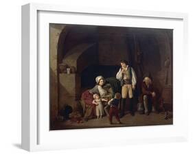 Family Scene-Louis Leopold Boilly-Framed Giclee Print